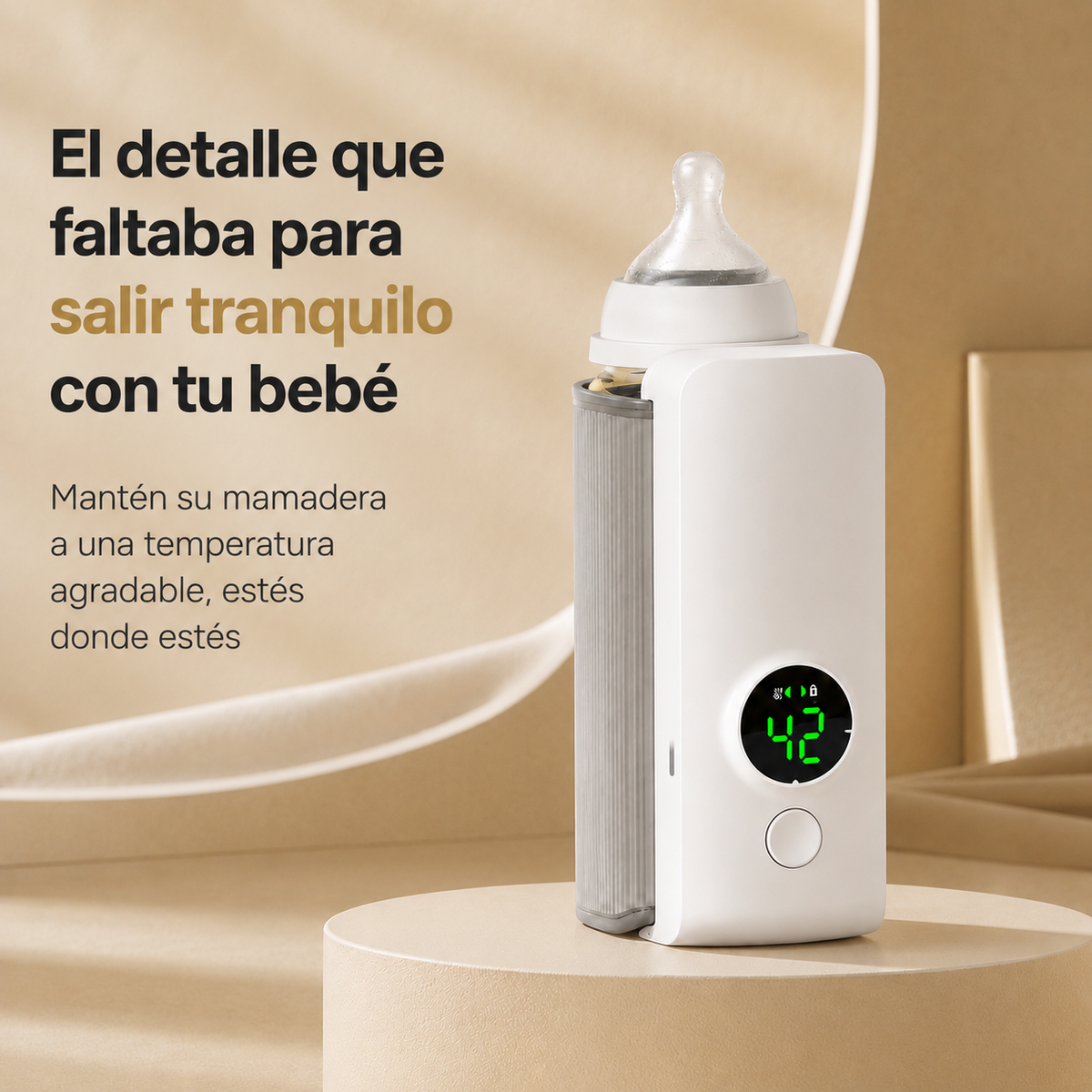 Calentador Portátil BabyTemp™ | Mamadera tibia donde estés