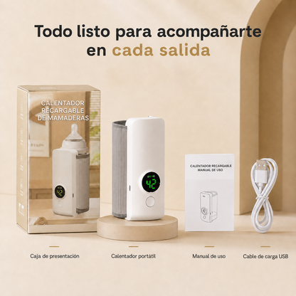 Calentador Portátil BabyTemp™ | Mamadera tibia donde estés
